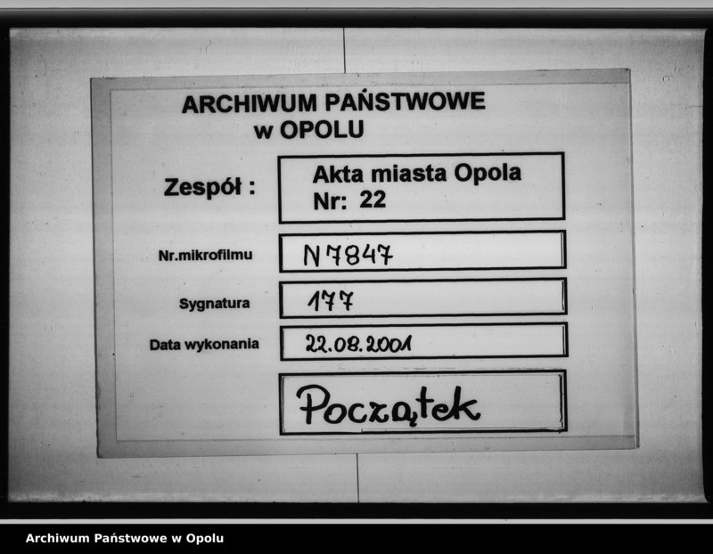 Obraz 1 z jednostki "Der Koenigl[ichen] Stadt Oppeln Renth - Ambts - Geld - Rayttung vom Ersten Jan.[uar] bis End Decembris Anno 1733"