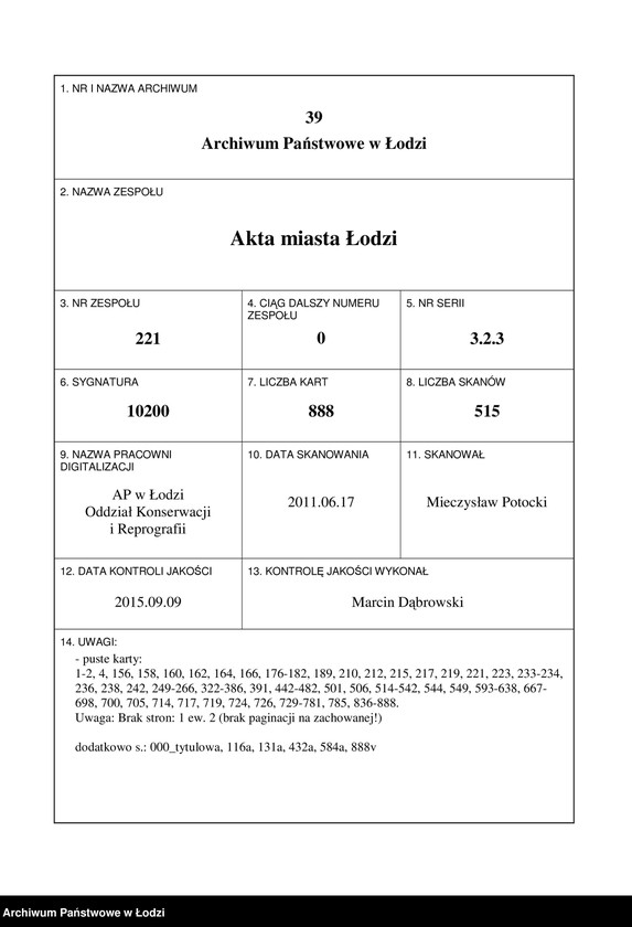 Obraz 1 z jednostki "[Księga ludności stałej m. Łodzi guberni piotrkowskiej - Dzielnicy Bałuty nr domu 49-58]"