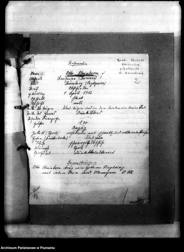 Obraz 6 z jednostki "Korespondencja w sprawie miejscowych Niemców, którzy zginęli w 1939 roku A - K"