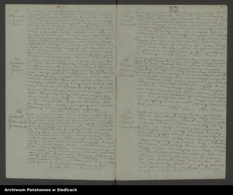 Obraz 8 z jednostki "Akta urodzin, małżeństw, zgonów"