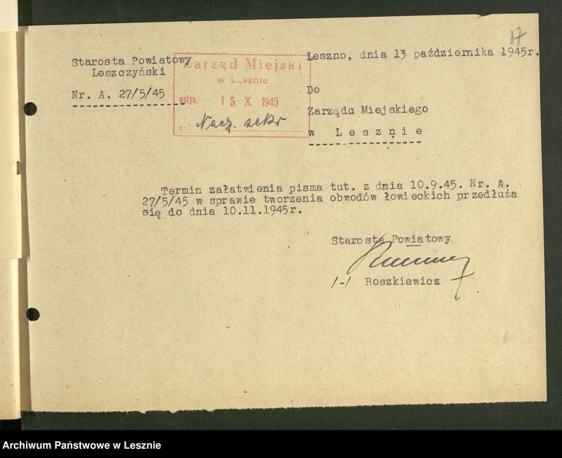 Obraz 19 z jednostki "[Obwody i spółki łowieckie]"