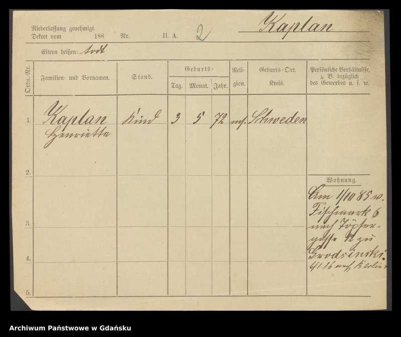 image.from.unit.number "Karty meldunkowe: Karbaum - Karls"