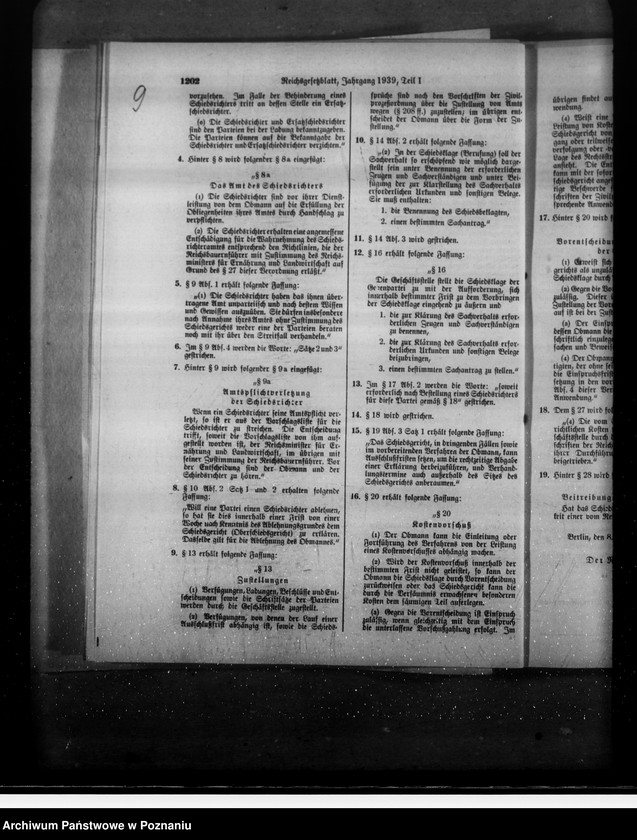 Obraz 13 z jednostki "Zarządzenia w sprawie zorganizowania administracji w tak zwanym Kraju Warty"