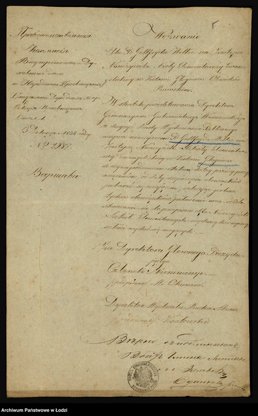 Obraz 7 z jednostki "O službe učitelja Gotfrida Vel