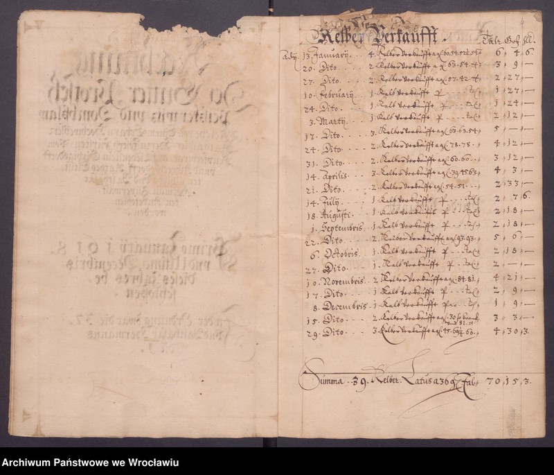 image.from.unit.number "Jahrerechnungen der güter Protsch, Peiskerwitz und Domslau"