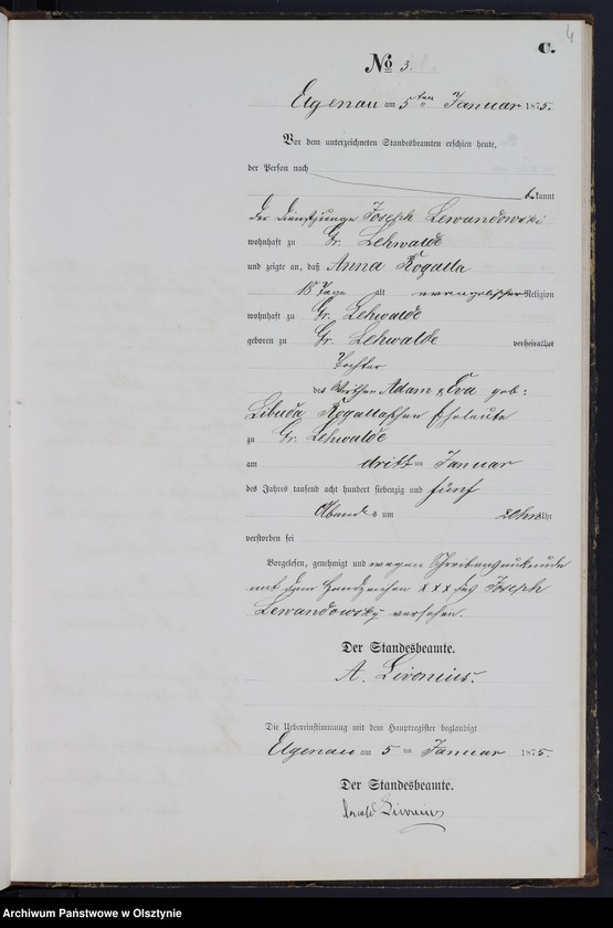 image.from.unit.number "Sterbe-Neben-Register Nr 1 - 65"