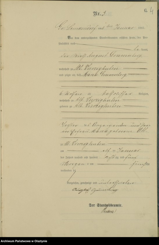 image.from.unit.number "Sterbe-haupt-Register Nr 1 - 101"