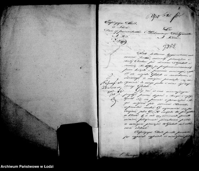 Obraz 6 z jednostki "Akta tyczące się korespondencji pocztowych"