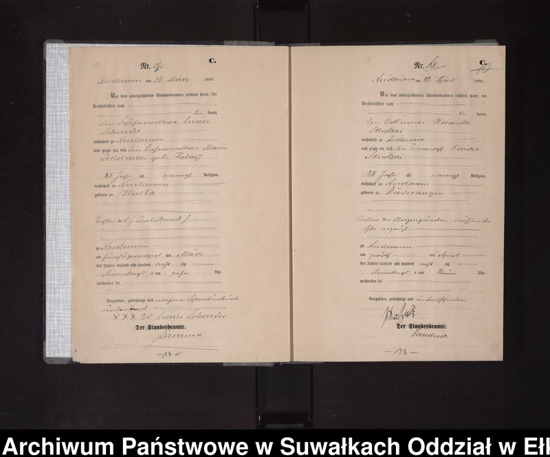image.from.unit.number "Sterbe-Haupt-Register des Königlich Preussischen Standes-Amtes Stadt Nicolaiken Kreis Sensburg"