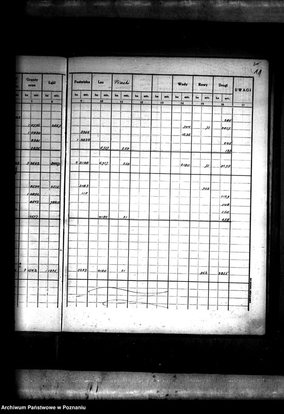 Obraz 16 z jednostki "Rejestr pomiarowy wsi Ruda Komorska powiatu konińskiego /prace scaleniowe/"