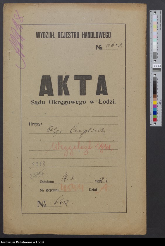 Obraz 2 z jednostki "Olga Czaplińska- prowadzenie sklepu komisowego"