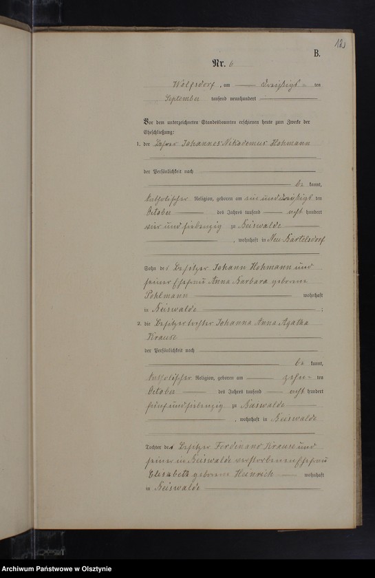 image.from.unit.number "Heiraths-Neben-Register Nr 1 - 10"