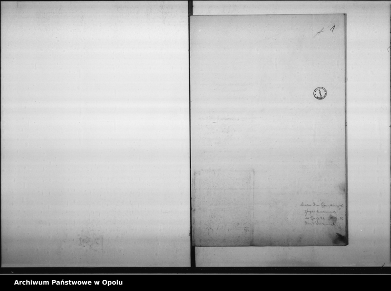 Obraz 5 z jednostki "Acta des Magistrats zu Oppeln betreffend den Schankwirthschaftsbetrieb im Hause No 8 Wilhelmstal durch Bosannek Vol: I"