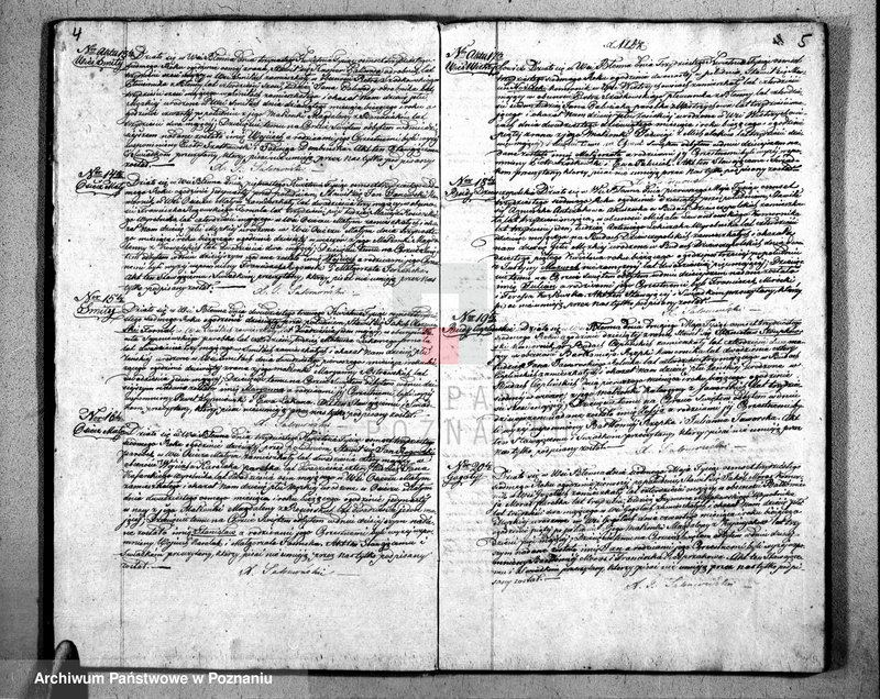 Obraz 4 z jednostki "Duplikat urodzonych, zaślubionych i zgonów"