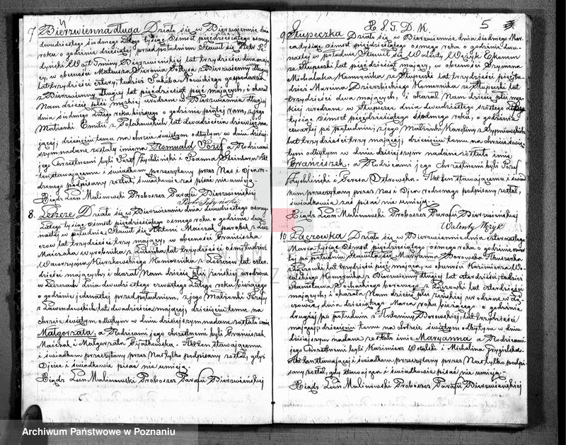 Obraz 4 z jednostki "Akta urodzonych, zaślubionych i zmarłych"