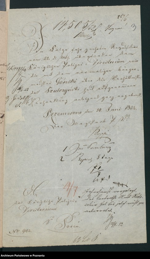 Obraz 7 z jednostki "A. betr. den polnischen Emigranten Leon Szulszyński alias Zienkowicz"