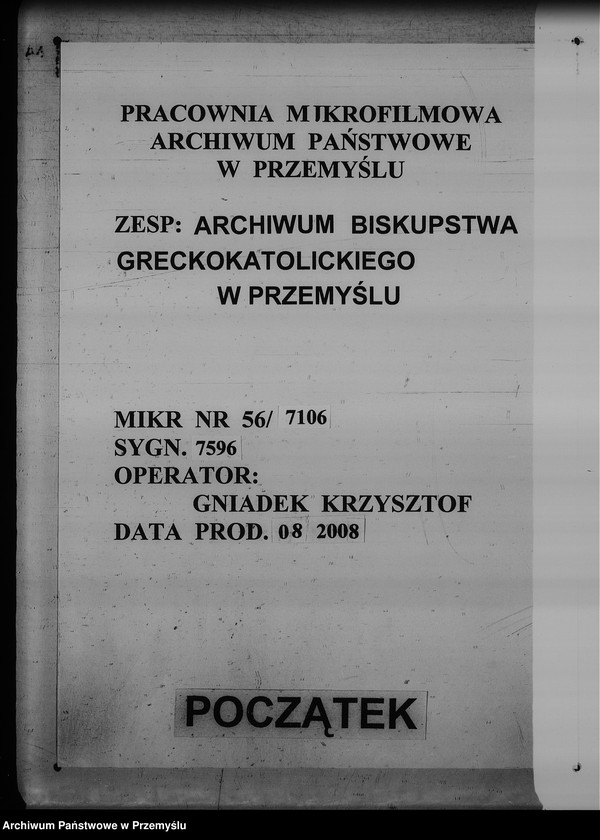 image.from.unit.number "[Kopie ksiąg metrykalnych parafii Żurawica z filiami Buszkowice, Buszkowiczki, Lipowica (dekanat Radymno)]"