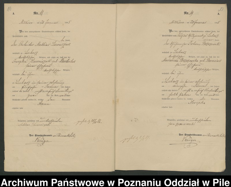 Obraz 13 z jednostki "Księga urodzeń"