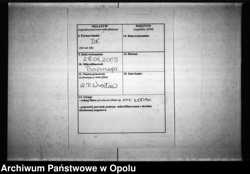 Obraz 3 z jednostki "Acta des Magistrats zu Oppeln betreffend den projektirten Bau eines Ringziegelofens auf Oberschale"