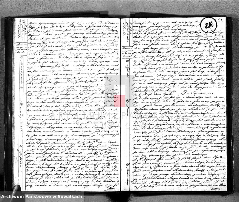 image.from.unit.number "Księga Aktów Zeyscia Urzędnika Stanu Cywilnego Gminy Liszkowskiey na Rok 1817 od 1 stycznia"