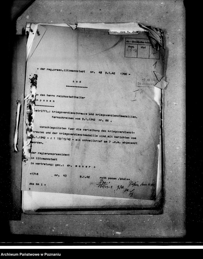 Obraz 5 z jednostki "Litzmannstadt (Łódź)- Kriegsverdienstkreuze"