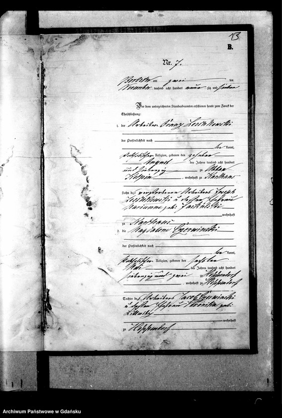 image.from.unit.number "Księga małżeństw"