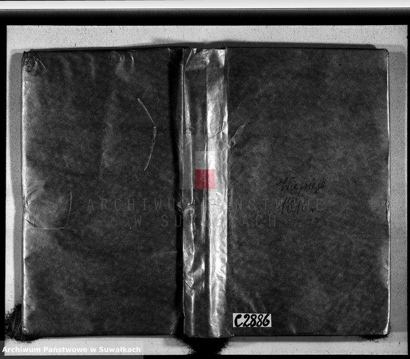 image.from.unit.number "Duplikat aktów urodzenia, zaślubienia i zejścia parafii wieysieyskiey z roku 1846"