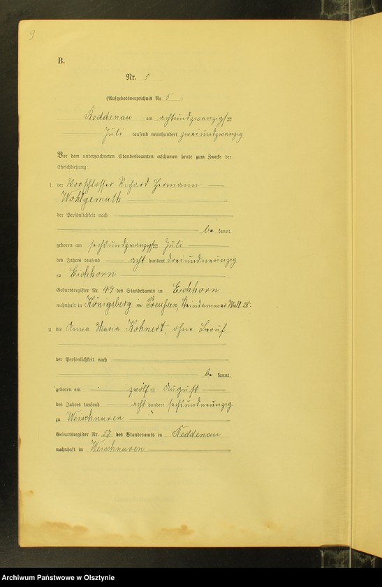 image.from.unit.number "Heiraths-Neben-Register Nr 1 - 17 [ Księga małżeństw - wtóropis ]"
