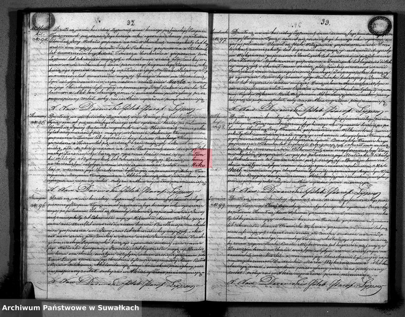 image.from.unit.number "Duplikat aktów urodzenia małżeństw zejscia Parafii Lejpuny R. 1853"