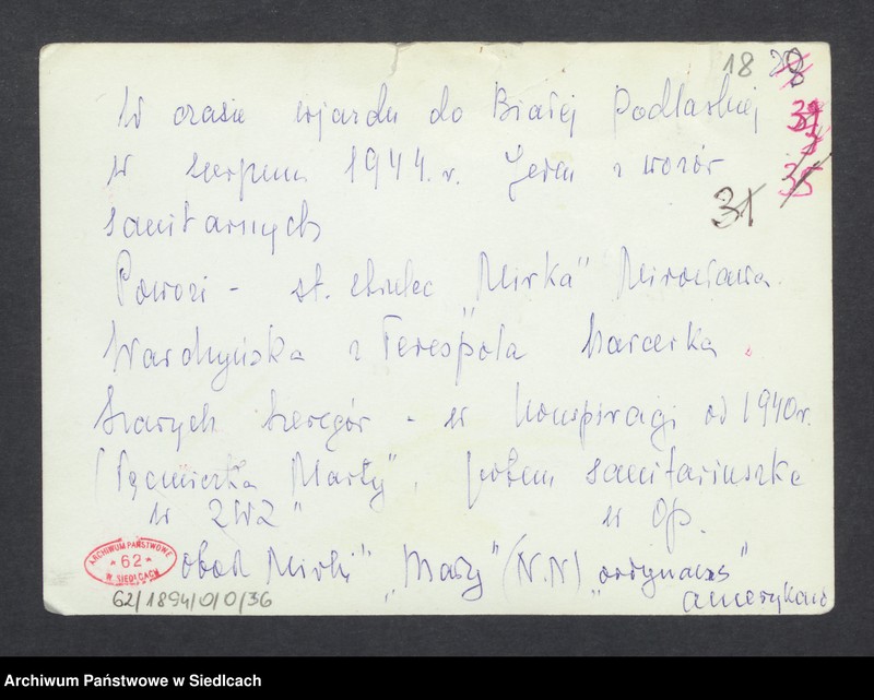 Obraz 18 z jednostki "Album. Zdjęcia żołnierzy z Oddziału Partyzanckiego „Zenona” 9 Podlaskiej Dywizji Armii Krajowej opracowane ze zbioru Środowiska Żołnierzy O/P „Zenona” 34 pp i zbioru p. Barbary Wyczółkowskiej - Łotockiej"