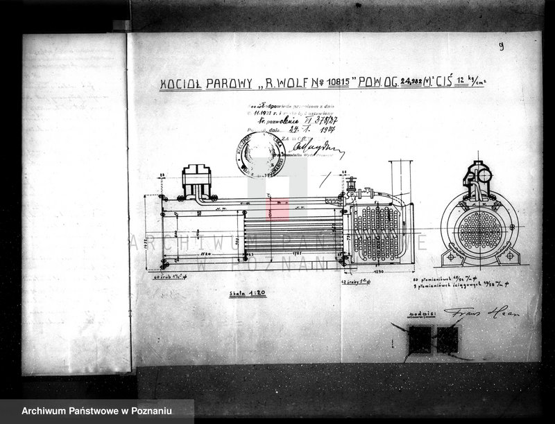 Obraz 13 z jednostki "Tartak parowy w Miałach pow. czarnkowski Franz Haase"