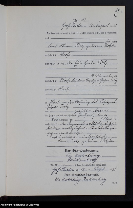 image.from.unit.number "Sterbe-Neben-Register Nr 1 - 21 [ Księga zgonów - wtóropis ]"