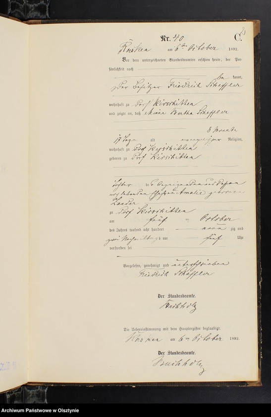 image.from.unit.number "Sterbe-Neben-Register II Nr 40 - 48"