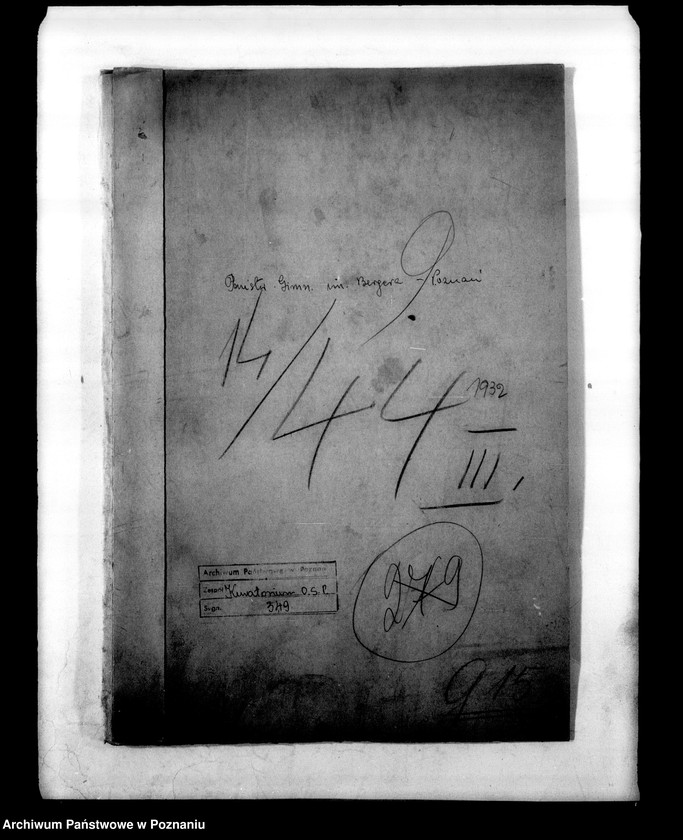 Obraz 4 z jednostki "Państwowe Gimnazjum imienia Bergera- Poznań"