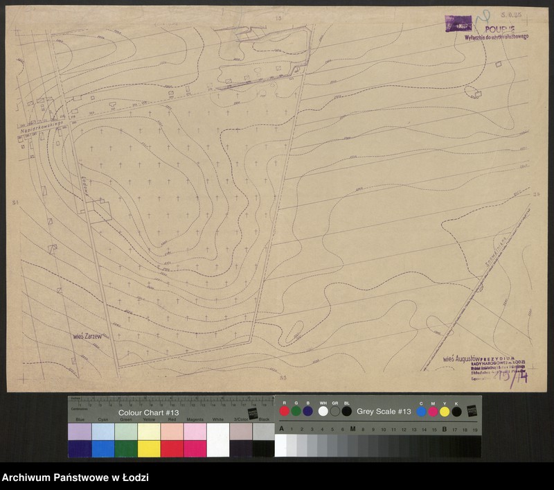 Obraz 1 z jednostki "Plan m. Łodzi 1:2000, odbitki. Sekcja SO 25"