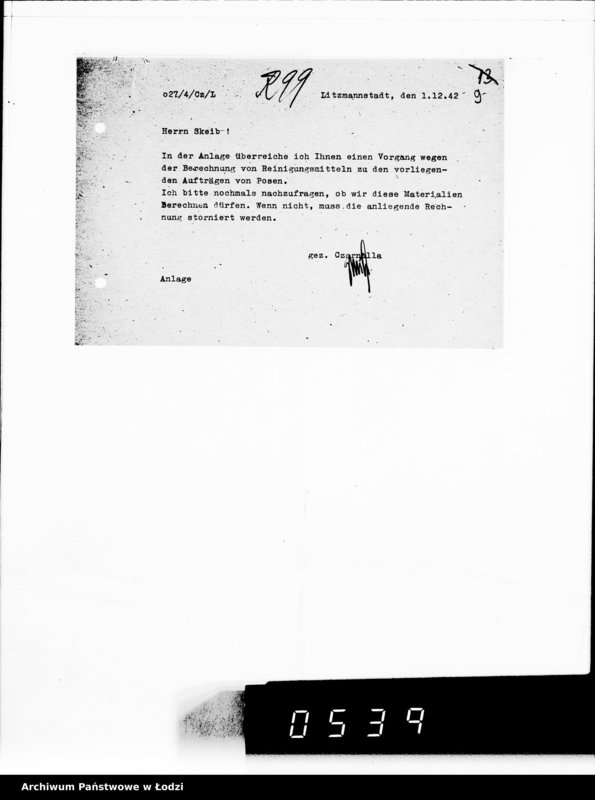 Obraz 15 z jednostki "5314 Kriegsauftrag R.99 SS-30 Winter Pelze HBA Posen"