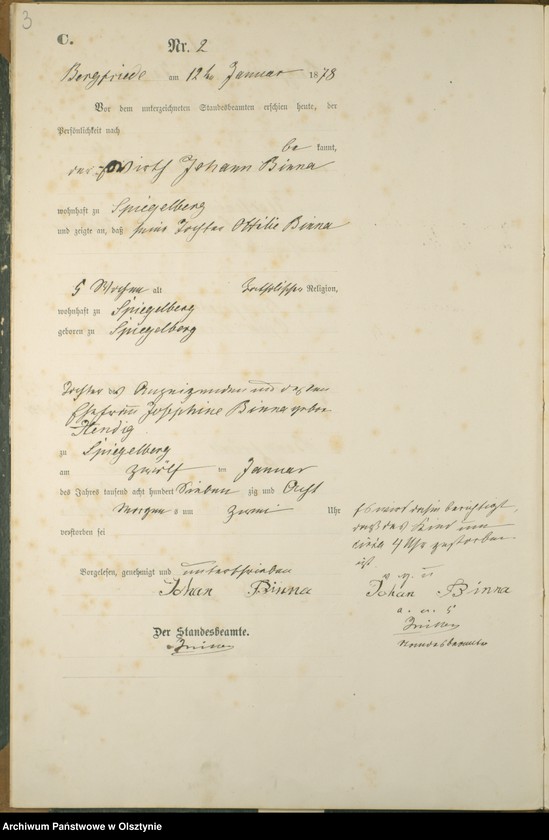 Obraz 5 z jednostki "Sterbe-Haupt-Register Nr 1 - 69"