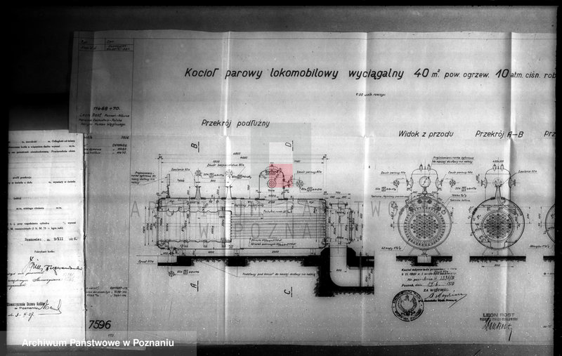 image.from.unit.number "Fabryka kwasu węglowego własność L. Rost Poznań-Główna  nr woj. 5958"