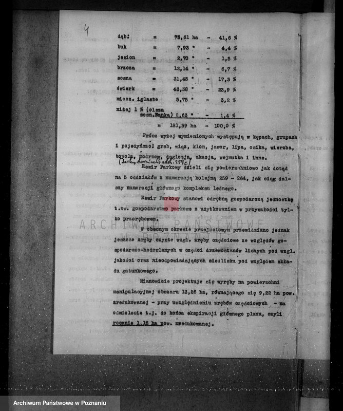 Obraz 8 z jednostki "/Nadzór nad gospodarką w lasach majątku Krucz-Goraj w powiecie czarnkowskim"