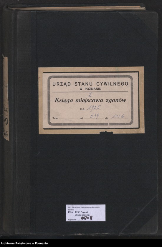 Obraz 2 z jednostki "Księga miejscowa zgonów tom II [Rejestr główny zgonów]"