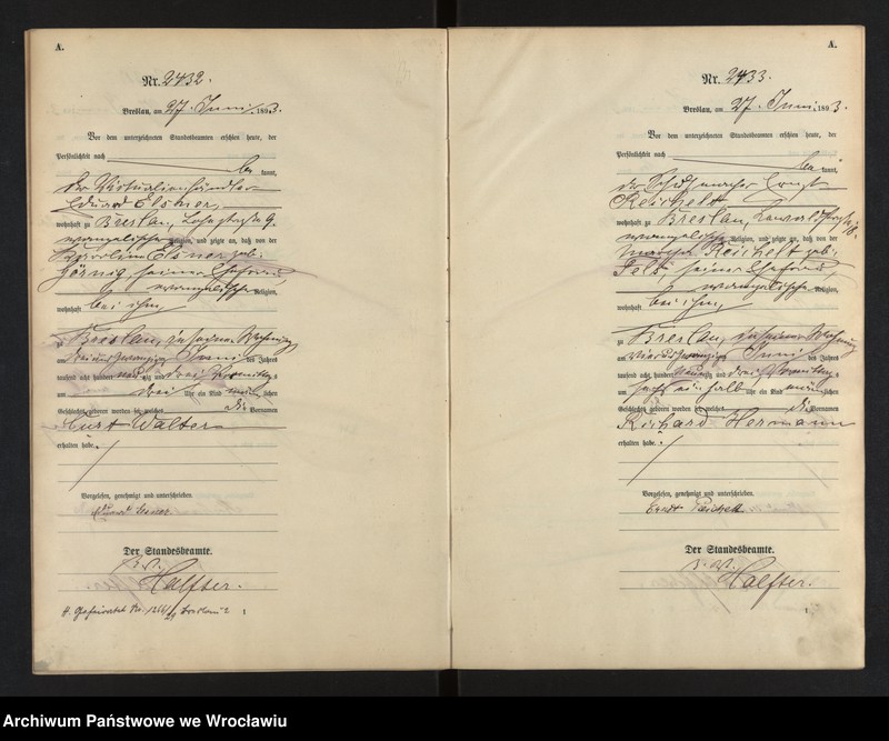 image.from.unit.number "Geburts-Haupt-Register Breslau II 1893 Band 7"