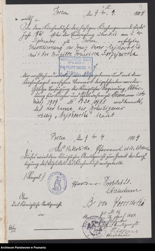 Obraz 8 z jednostki "Księga małżeństw"