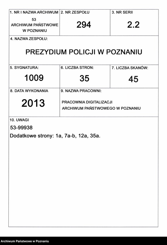 Obraz 1 z jednostki "A. betr. Andreas Pierczyński in Lutogniewo"