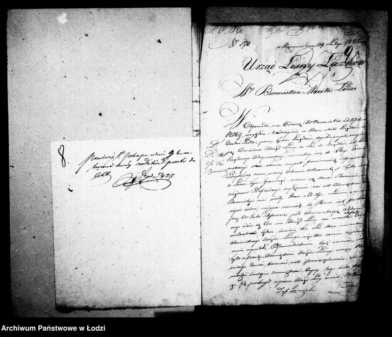 Obraz 10 z jednostki "Akta ławnika czynnego osady fabrycznej Łódka tyczące się defraudacji leśnych"