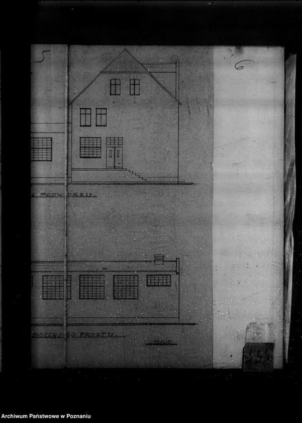 Obraz 14 z jednostki "Rysunek przebudowy mleczarni w Swarzędzu na gruncie Landwirtschaftliche Zentralgennosenschaft"
