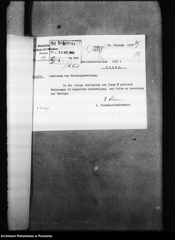 Obraz 14 z jednostki "Einrichtung der Oberschulen"