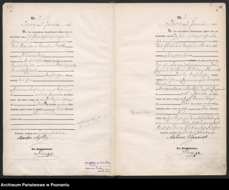 Obraz 5 z jednostki "Księga urodzeń"