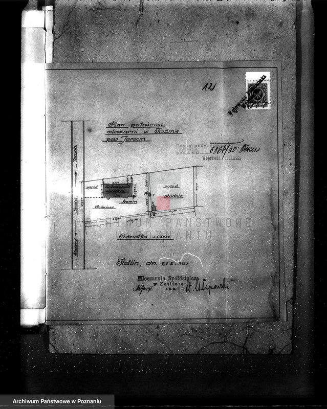 Obraz 18 z jednostki "Tartak w maj. Klęka pow. jarociński, własność Jonanne nr woj. kotła 6113 nr fabr. kotła 22849"