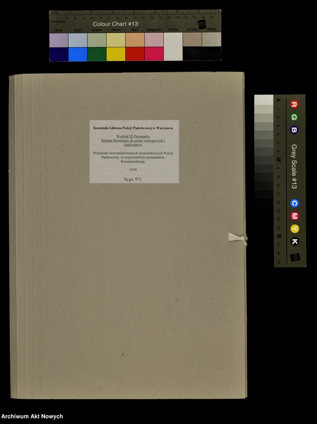 image.from.unit.number "Przydziały nowomianowanych posterunkowych Policji Państwowej w województwie poznańskim. Dekrety mianowania, wykaz, korespondencja."