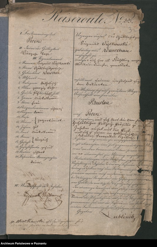 Obraz 7 z jednostki "A. betr. die polizeiliche Beaufsichtigung des polnischen Überläufers Sigismund von Więckowski zu Gembitz"